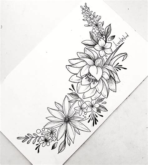 Pin by inbalfriedman on tattoos minimal drawings simple. Tattoo Symbols and What They Mean | Flower tattoo drawings ...