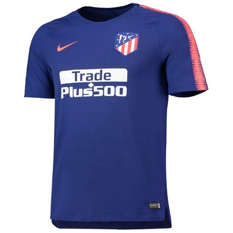 Atlético de madrid colors and woven crest show your team pride. Atletico Madrid Nike Blue Squad Training Jersey 2018/19 ...