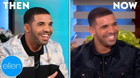 Then And Now Drakes First And Last Appearances On The Ellen Show