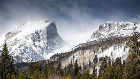 47 Snow Covered Mountains Wallpaper On Wallpapersafari