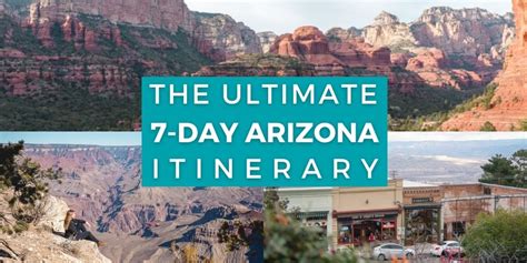 Amazing 7 Day Arizona Itinerary Phoenix Grand Canyon And Sedona
