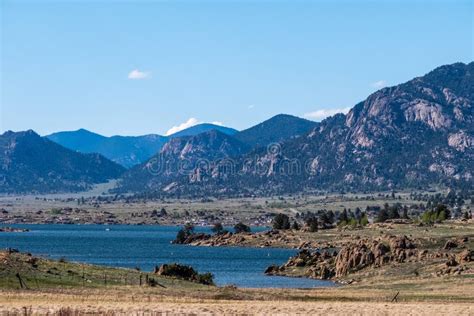 Eleven Mile Lake Reservoir State Park Colorado Landscapes Stock Photo