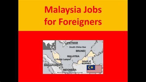 This study provides theoretical evidences that will benefit the financial institutions in. Malaysia Jobs for Foreigners - YouTube