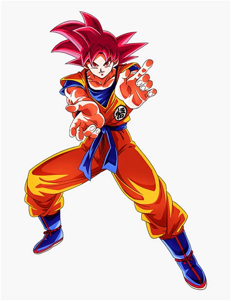 Freeing Aura Of God Super Saiyan God Goku Character