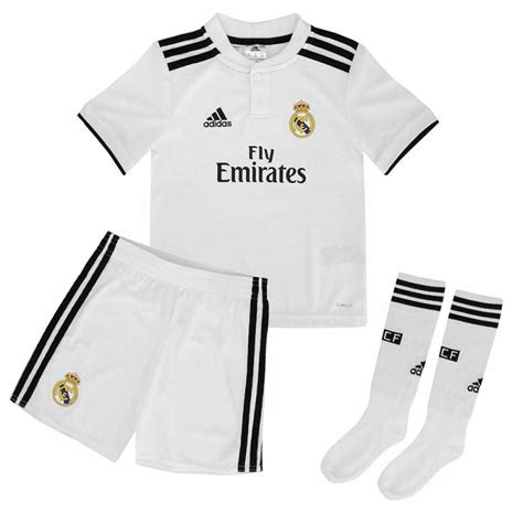 Adidas Infant Real Madrid Home Kit 2021 2022 Kit Ubicaciondepersonas