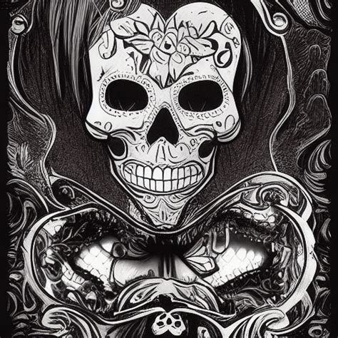 Cinematic Gothic Cat Skull Graphic · Creative Fabrica