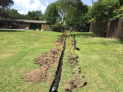 Installing A Drainage System Landscaping Company Drainage Solutions