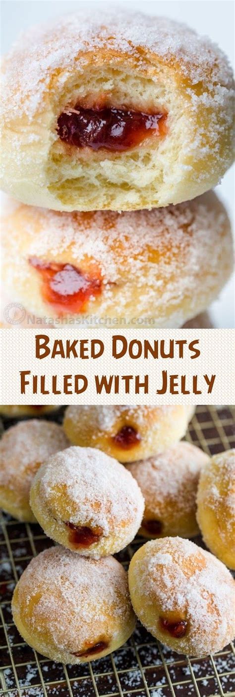 Baked Donuts Filled With Jelly Easy Donut Recipe Jelly