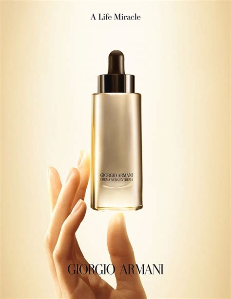 Armani Product Cosmetic Art Beauty Luxury Skincare