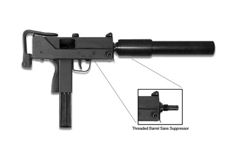 Ingram Mac 10 M10 Submachine Gun Smg