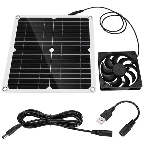 Buy Movehgear Solar Panel Powered Fan 20w 16v Usb Solar Mini Exhaust