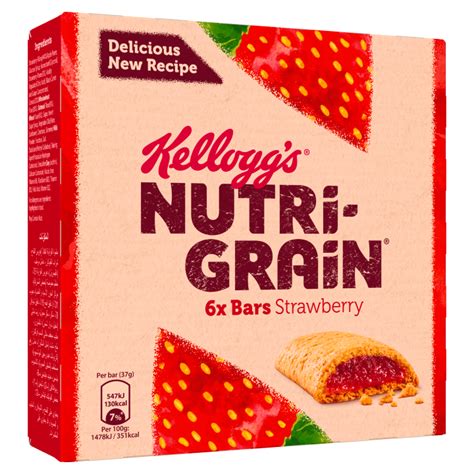 Nutri Grain Breakfast Bars Strawberry Kelloggs