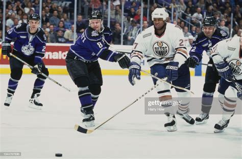 Georges Laraque From Canada And Right Wing For The Edmonton Oilers