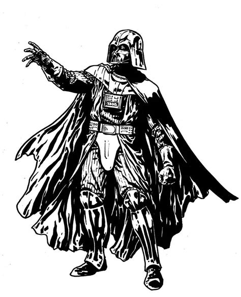 Darth Vader Coloring Pages to Print for Star Wars Lovers - Coloring Pages
