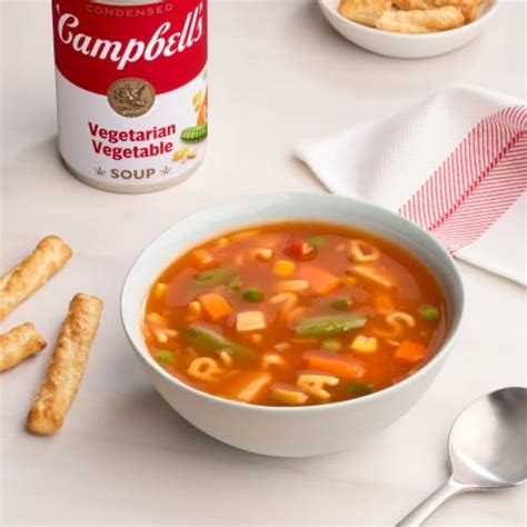 Campbells® Condensed Vegetarian Vegetable Soup 105 Oz King Soopers