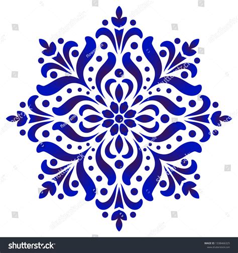 From gift wrap, wall paper, & stationery. floral round pattern, Circular decorative ceramic ornament ...