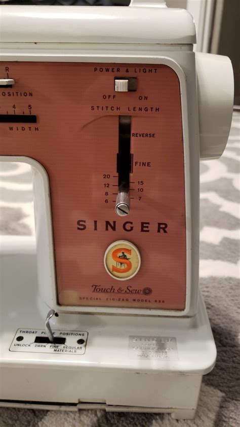 Vintage Singer Touch Sew Special Zig Zag Model Sewing Machine Ebay