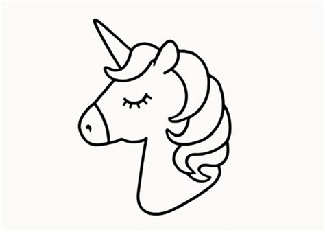 51 Cute Unicorn Head Coloring Pages Dessin éléphant Dessin Licorne