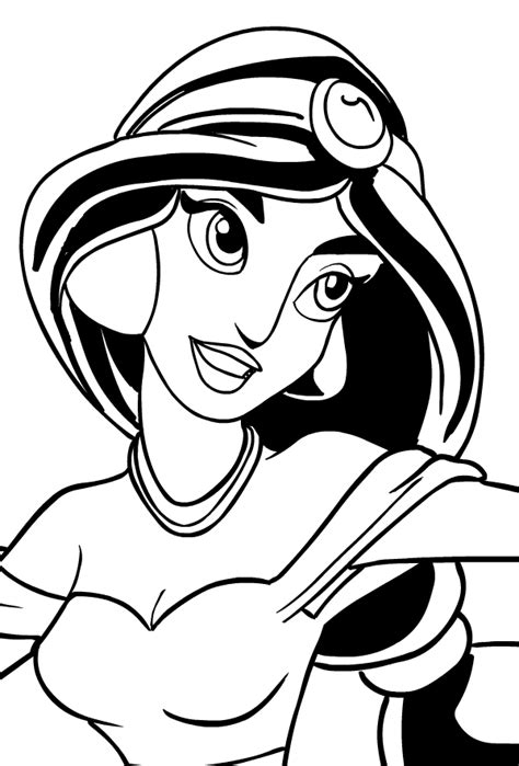 Puoi scaricare e stampare le pagine da colorare per bambini principessa aurora e rose dal nostro sito web. Disegno della Principessa Jasmine (viso) di Aladdin da ...