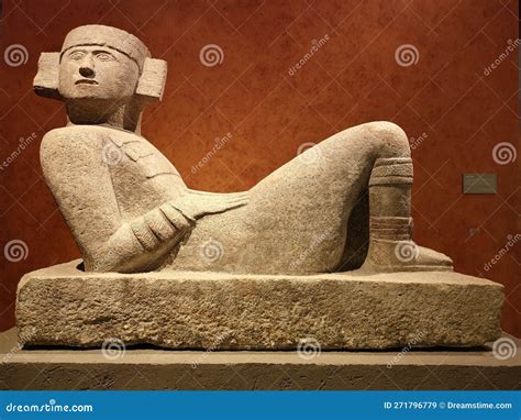 the chac mool is a sculpture with altar function located in the national museum of anthropology