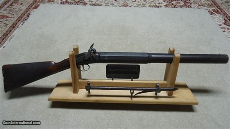 Huge Percussion Whaling Harpoon Gun Complete With Harpoon