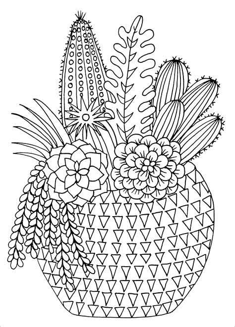 Butterfly coloring pages for adults. Amazon.com: Succulents Portable Adult Coloring Book (31 ...