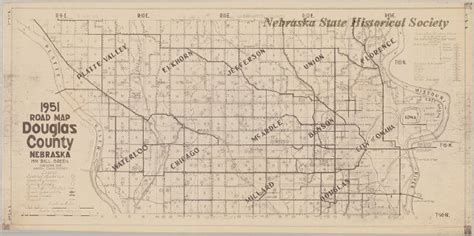 Douglas County Nebraska Map