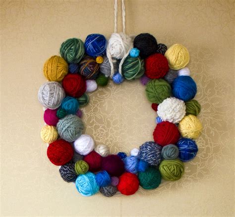 The Wishful Tinker The Yarn Ball Wreath