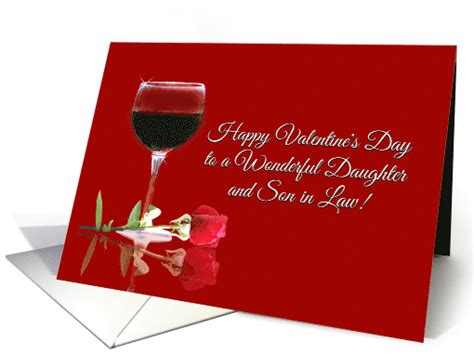 Happy Valentine S Day To A Wonderful Daughter And Son In Law Card