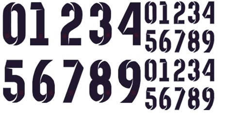 Football Jersey Number Font Awaregreenway
