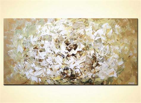 painting  sale large white flower soft abstract art