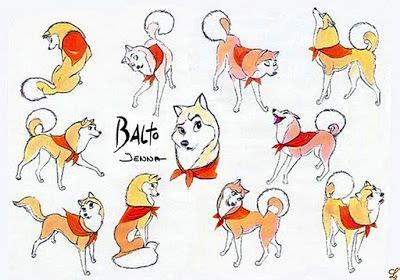 Living Lines Library Balto Characters Model Sheets Character Design References