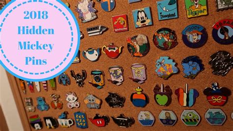 Disney Hidden Mickey Pin Collection Youtube