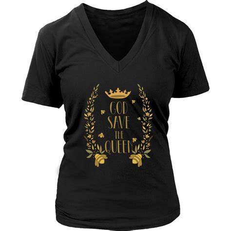 God Save The Queen Bella Womens V Neck Shirt Save The Queen Shirts