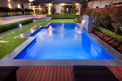 Swimming pool water feature ideas. Award Winning Pools Perth