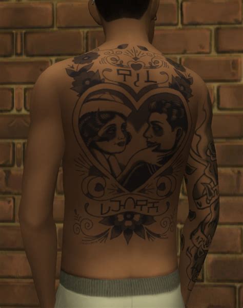 Windenburg Ink Part 1 Back Tattoos Male Only The Sims