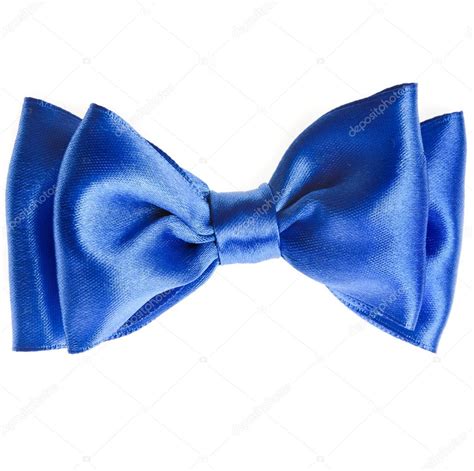 Blue Ribbon Bow Tie Close Up — Stock Photo © Madllen 34311061
