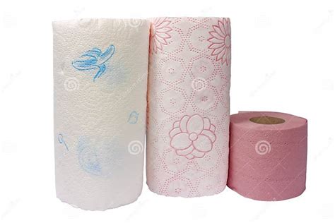 Paper Towels And Toilet Paper Stock Image Image Of Hygiene