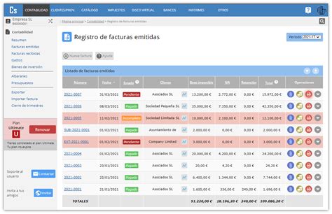 Registro De Facturas Emitidas Blog Contasimple