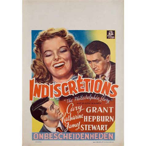 The Philadelphia Story 1947 Belgian Film Poster For Sale At 1stdibs