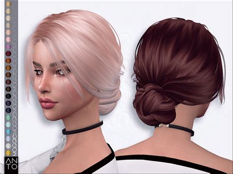 The Sims Resource Anto Maggie Hairstyle