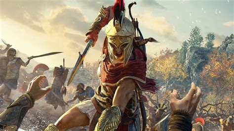 Assassin Creed Odyssey Spartiate Fond Décran Odyssée 7680x4320