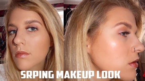 Spring Makeup Using Lots Of Pinks Youtube