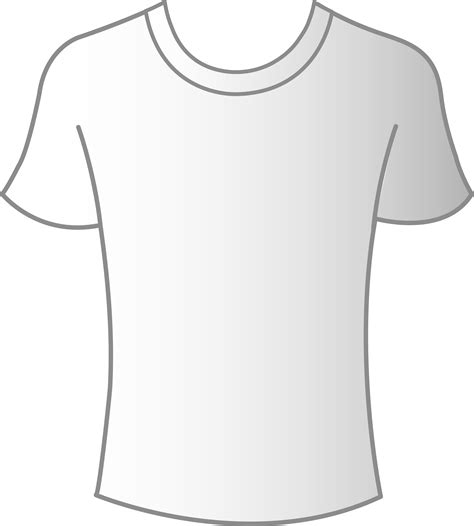 Plain White Shirt Clipart Best