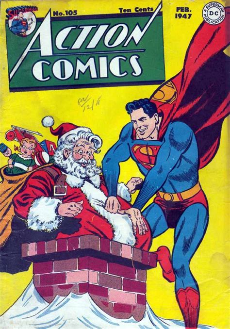 Super Santa A Brief History In Comic Covers The Hooded Utilitarian