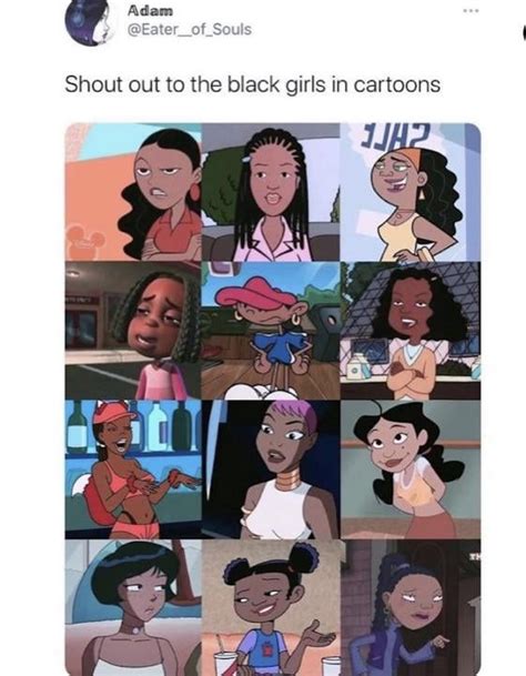 keeping the snout out chain going of black girl cartoons characters r blackladies