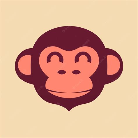Premium Vector Monkey Head Logo Design Vector
