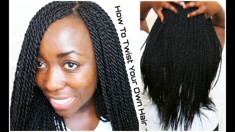 How To Senegalese Twist For Beginners On Your Own Hair Step By Step On