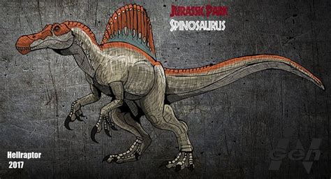 Jurassic Park Spinosaurus New Art Info By Hellraptor Spinosaurus