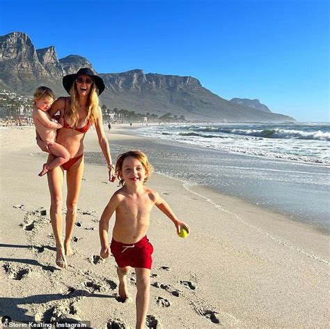 Ronan Keating S Wife Storm Wows In A Red Bikini In South Africa